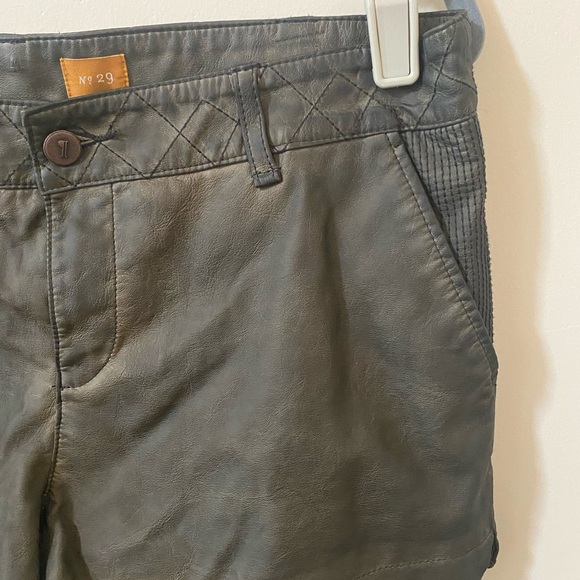 ANTHROPOLOGIE PILCRO AND THE LETTERPRESS PLEATHER QUILTED SHORTS WESTERN ANTIQUE - Picture 6 of 6